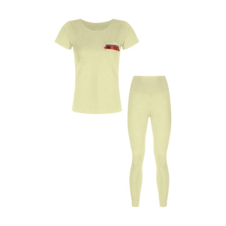 ست تی شرت آستین کوتاه و لگینگ زنانه سون پون مدل 2391196-19 Seven Poon 2391196-19 T-Shirt And Legging Set For Women